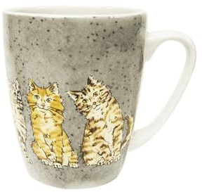 Queens by Churchill China Companions Tiger Cats Oak Mug