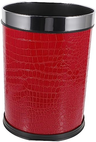 IMIKEYA Cinturón De 12L Anillo De Acero Inoxidable Bote De Basura Papelera Grande Papelera De Desperdicios De Alimentos Bote De Basura Bote De