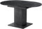 B&D home Esstisch WIM, 100-140x100cm | ausziehbarer Esszimmertisch Küchentisch Holztisch für Küche, Esszimmer | modern Design | Marmor Schwarz, 11220-MSCH-MSCH