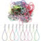 Gosknor 100pcs Phone Charms Strap with Lobster Clasp, 2.76in Lobster Clasp Cords Colorful Lanyard Strap for DIY Cell Phone String Charms, Keychains, USB Drives & Jewelry, Mobile Accessories