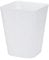 Sinoba Papierkorb 6102 Mülleimer Abfalleimer Papiereimer Kunststoff ideal für Kinderzimmer Büro Küche Höhe 29 cm 12L (Weiß)