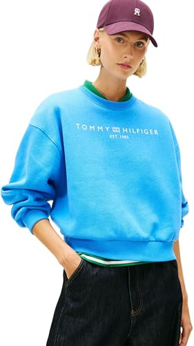 Tommy Hilfiger Damen Corp Logo Mdrn Swtsrt Ww0ww47831 Pullover-Sweatshirt (1er Pack)