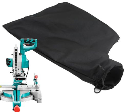 Mitre Saw Dust Bag, Planer Dust Bag, Large Capacity Adjustable Dust Collector Bags With Zipper For Fits Model 255 Miter Saw Accessories, Easy To Dispose Of Dust Inside, Home Or Workshop Use