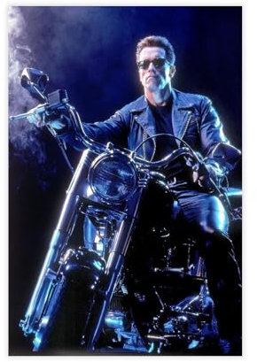 Arnold Schwarzenegger Leinwand-Poster, Wandkunst, Dekordruck, Bild Gemälde für Wohnzimmer, Schlafzimmer, Dekoration, 60 x 90 cm, 4 Stück