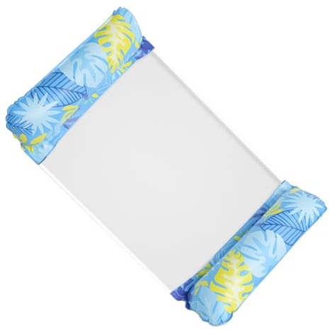 Kustimantu Colchoneta hinchable para piscina, ayuda de natación | Hamaca para el agua para tomar el sol, alfombrilla de baño al aire libre, lago, jardín, río