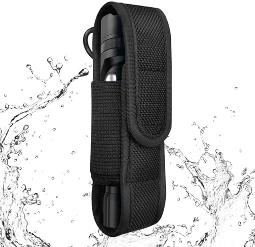 Tragetasche für Taschenlampe – Tragetasche für Taschenlampe – wasserdicht für LED-Taschenlampe, Schutzhülle für Wandern, Jagd, diese Tasche ist für eine lange Lebensdauer gemacht.