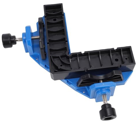 ZAICOLER Rechtwinkliges Zwingen-Set Abnehmbar Haltet Materialstärken 24 Mm Bis 75 Mm Stabiler Standfuß Zwingen Holzbearbeitung aus Schlagfestem ABS-Kunststoff zum Chränken Möbeln