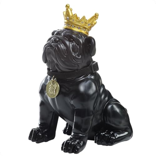 Resin Dog Piggy Bank, Cute Decorative Gift with Removable Coin Storage for Easy Access