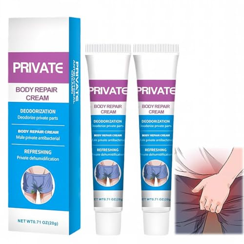 2 Stück Sanfte Intimpflegecreme Für Männer, Beruhigende Pflege Für Empfindliche Haut Im Intimbereich, Feuchtigkeitsspendend Für Die Tägliche Anwendung