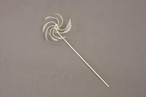 Dekop Modell Miniaturgarten, Windrad steckbar Mini, weiß, Höhe ca. 13,5cm (444444635096934)