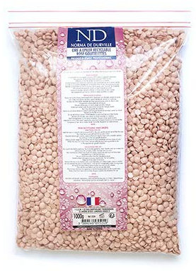 Cire à épiler perles roses Norma de Durville 1 kg