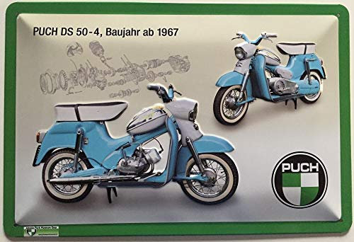 Deko7 Blechschild 30 x 20 cm - Steyr Puch DS 50-4