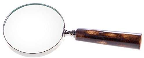 Antik 2000 Lupe Leselupe Vergrößerungsglas Lesehilfe mit Griff