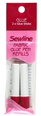Premium Quality Sewline Sewline Blue Refill for Glue Pen Fabrics Quilting Notion 2 Pack