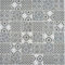 Mosaikfliese Keramik schwarz retro vintage ornament viktorianisch Muster Küche Küchenfliese Fliesenspiegel Wandverkleidung Küchenrückwand Mosaikwand