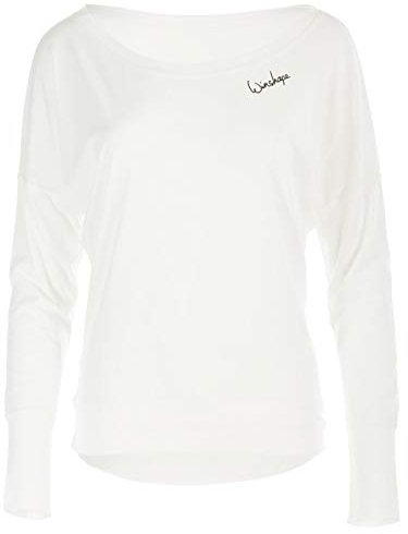 Winshape Damen Ultra Leichtes Modal-Longsleeve MCS002, Vanilla-Weiss, L