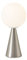 Fontana Arte Bilia Mini Lampada da Tavolo A Luce Diffusa By Gio Ponti - Nichel