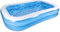 HUOQILIN Piscina Hinchable Familiar, Piscina Niños, 200 X 150 X 50 Cm Piscina Hinchable Rectangular Grande para Niños, Adultos, Jardín Y Al Aire Librel