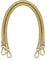 besbomig 2 Stück Taschengriff Ersatzriemen PU Taschenriemen für Geldbörse Tote Handtasche Umhängetaschen 60cm Schultergurt Zubehör,Gold