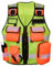 By Johanna Sicherheitswesten Multifunktionsweste Kennzeichnungsweste Einsatzweste Schutzweste Arbeitsweste Werkschutz Securitydienst Reflektierend 202 Gelb Orange + 2 Patch EINSATZLEITER