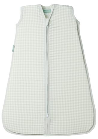molis&co - Baby Sommerschlafsack - Sommer Baby Schlafsack 0.4 TOG - Neugeborene Babyschlafsack ohne Ärmel - 100% Baumwolle (Oeko-TEX 100), Premium Qualität - Mercury (85 cm)