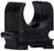 100 Stück M16 Rohr-Klemmschellen PP Kunststoff M16-M50 16mm bis 50mm für Stangenrohr Isorohr Leerrohr anreihbar zum Festschrauben Schwarz Voxura