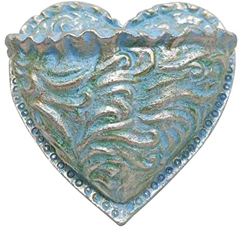 Breeshy Herzförmiger Sukkulenten Harz Blumentopf Pflanzen Sukkulenten Pflanzer Harz Liebe Tasche Hängende Sukkulenten Töpfe D