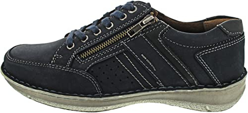Josef Seibel Alfred 2 Herrenschuhe Schnürschuhe Blau Freizeit, Schuhgröße:40 EU