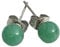 Edelstein Perlen Ohrstecker | 6mm | in Samtsäckchen | verschiedene Varianten | Ihre Energie immer dabei (Aventurin - grün)