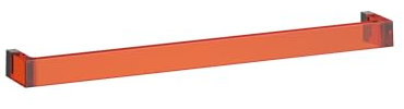 LAUFEN Kartell Rail Handtuchhalter, L/B/H 600/75/40 mm, H3813320820001, Farbe: Mandarine