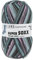Lang Yarns - Super Soxx Color 4-fach 0422 schwarz mint rosa 100 g