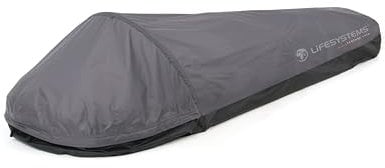 Lifesystems Unisex – Erwachsene Venture Solo Bivi für schnelle und leichte Abenteuer Survival Zelt, grau, Hooped
