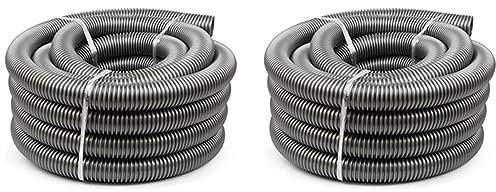 JUFUM 2X Innen 40mm/Außen 48mm Staubsauger Haushalt Gewinde Rohr Rohr Balg Industy Staubsauger Schlauch Balg