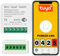 Sone Smart One WLAN Schalter WiFi Unterputz – Tuya Smart Life Lichtschalter – Smart Schalter kompatibel mit Alexa & Google Home – 3680W/16A – Energieüberwachung, Timer, Szenen, Monostabil/Bistabil