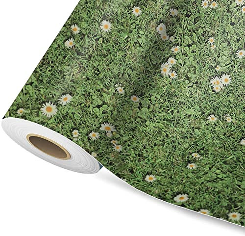 KARAT - Pavimento in vinile PVC CV - Linoleum al metro per cucina (200 x 300 cm, Daisies)