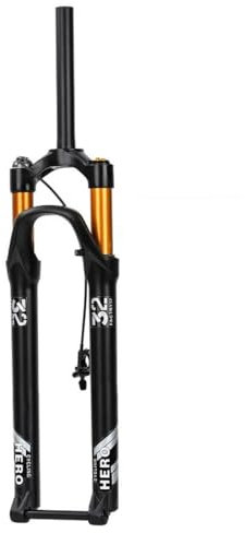 27,5 29 Mountainbike-Federgabel Steckachse 15x110mm Boost MTB-Luftgabel Gerade/konische Scheibenbremse Vorderradgabel Federweg 100mm Fernverriegelung (Farbe: Gerade, Größe: 29'')