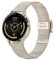 Issinlky Metall Armband für Garmin Vivoactive 4S/Venu 2S/3S/Vivomove 3S, 18 mm Edelstahl Armband für Fossil Damen Gen 6/5E/Q Venture HR Gen 4/3