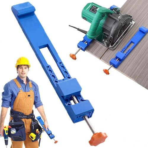 Adjustable Cutting Machine Base Guide, Electric Circular Saw Guide Milling Positioning Clamp, Precision Wood Cutting Guide, Woodworking Tools, Specially Designed for Precision Cutting and Milling Task