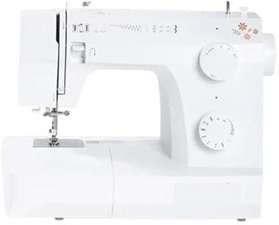 Máquina de Coser, Máquina de coser eléctrica portátil con borde de bloqueo, pequeña máquina de coser de escritorio profesional multifuncional for materiales gruesos