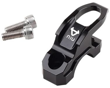 actuion Haken für Motorradausrüstung Für NIU NQI N1S U1 U+ G0 G1 G2 G3 F0 UQI Motorrad Hauptbremszylinder Halter Klemmhalterung Tasche Gepäckhaken Helm Kleiderbügel(Black)