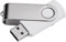 5-Pack 8GB ACU-USB USB 2.0 Type-A White Twister (Swivel) – 10-Year UK Warranty - Thumb Drive Pen Drive Memory Stick USB Drive USB Stick LED Indicator Duplication-Grade (AAA Grade Components)