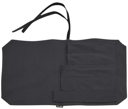 Étui à Couteaux – Sacs à Couteaux – Sac pour Cutter de Chef | Sac pour Cutter avec Fermeture éclair | Trousse Professionnelle pour Couteaux, Organiseur léger de Couverts de Cuisine, Noir, Consulte la