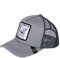 Silver Fox Mesh-Cap, Grau, Baseball Kappe mit Fuchs-Patch, Trucker-Style für Sport und Freizeit