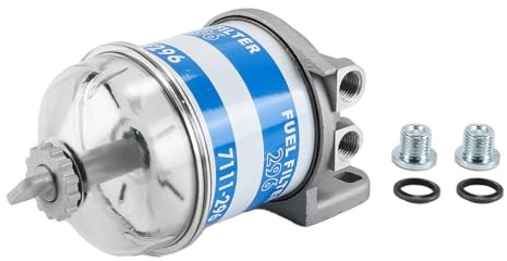 Enwye Ensemble séparateur d'eau et de Carburant Diesel 296 7111 296 HDF296 pour véhicules Lourds et Moteurs Marins