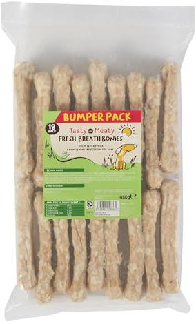 Tasty & Meaty - Fresh Breath Mint Bonies Mega Pack 10cm (18 pc pack)