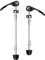 Fymlok Fahrradnabe,Schnellspanner Fahrrad Fahrradrad Hubspieße Straße Mountainbike Radnabe Vorder- und Hinterspieße Schnellspanner Skewers Cliphebel Achse 155 / 190mm