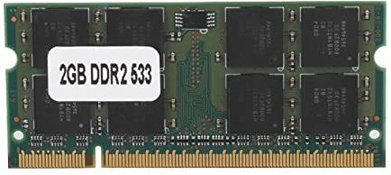 Memoria RAM per laptop DDR2 da 2 GB, 533 MHz, 200 pin; modulo DDR2 PC2-4200 compatibile con schede madri e ; RAM dedicata ad alta velocità con consumo energetico ridotto