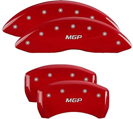 MGP Caliper Covers 16237SMGPRD Red Caliper Cover, Set of 4