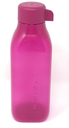 TUPPERWARE to Go Eco 500 ml 500ml Quader Wasser Trinkflasche Öko Ecoflasche Flasche (pink)