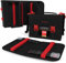 ARTEZA Layoutmarker Organisator, Taschenorganizer mit 108 Steckplätzen, abnehmbare Stiftetasche und Tragegurt, Reißverschlusstasche & Tragegriff, für Marker, Pinsel, Farbstifte